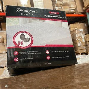 COPY - Beautyrest 100% Cotton Heated Mattress Pad QUEEN